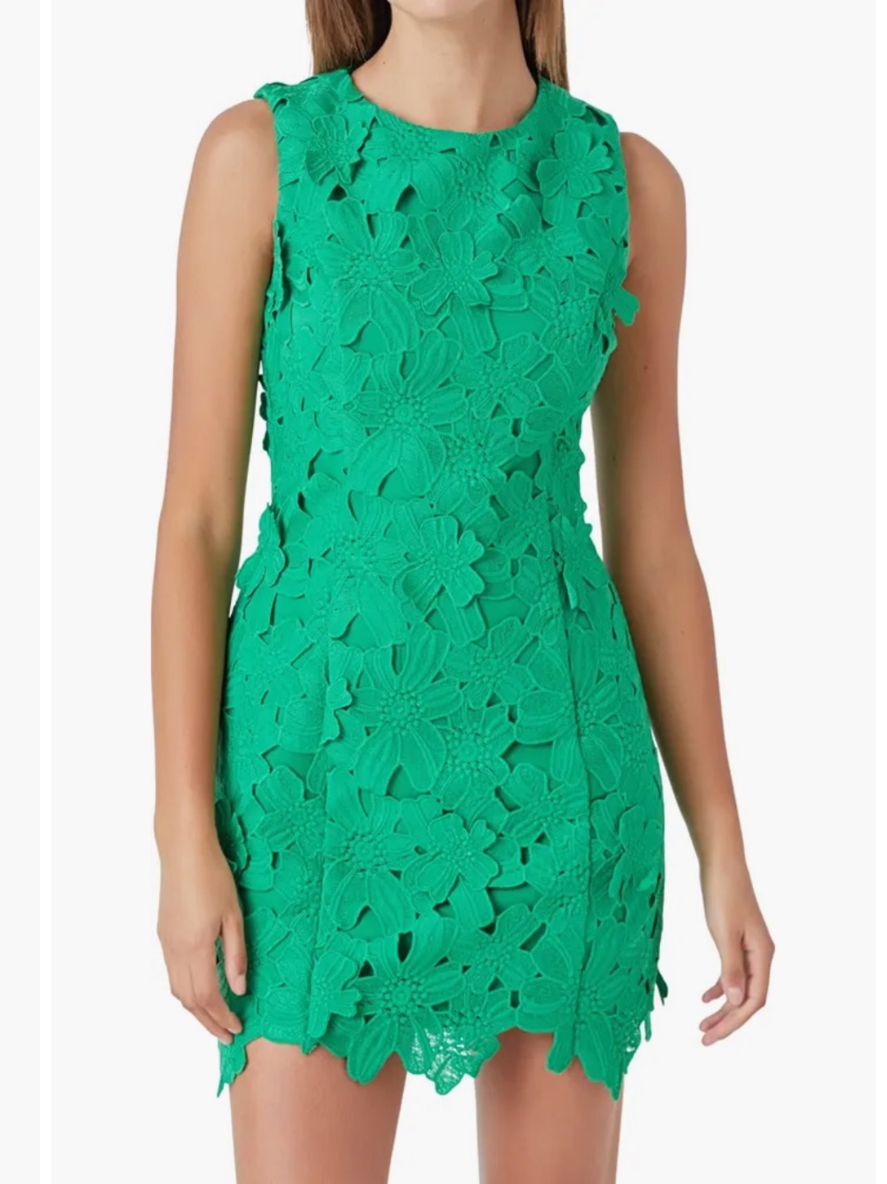 Endless Rose Nordstrom Floral Embroidered Sheath Dress